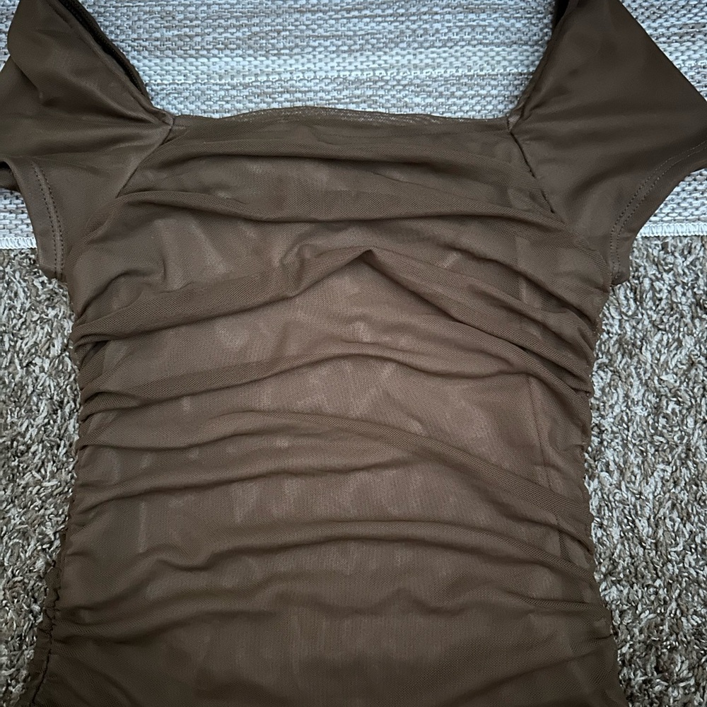Ragdoll Chocolate Mesh Top